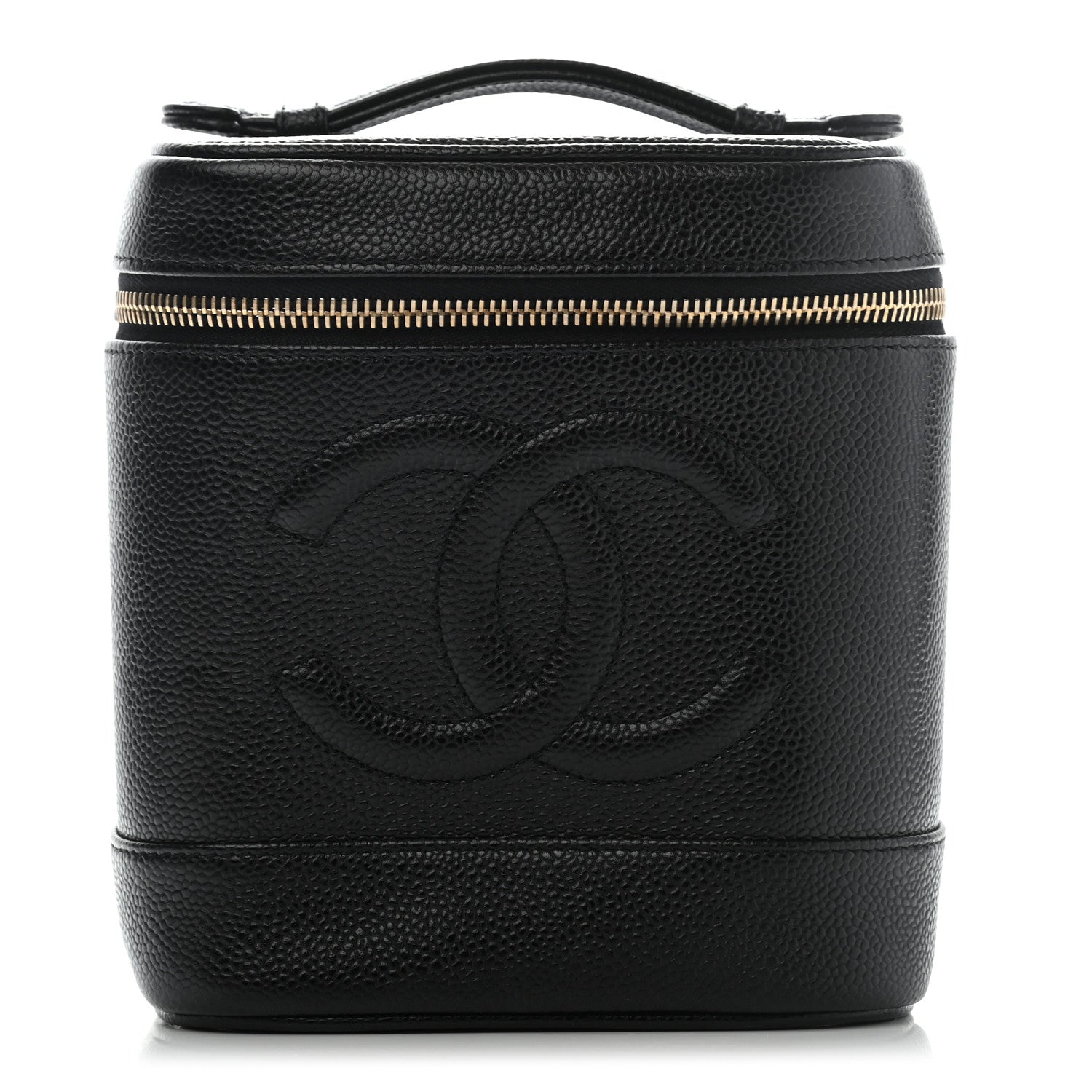 Chanel Caviar Cosmetic Vanity Bag Black 1 of 9