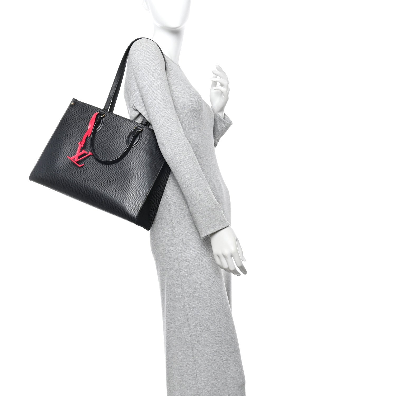 Louis Vuitton Epi Onthego MM Black 2 of 9