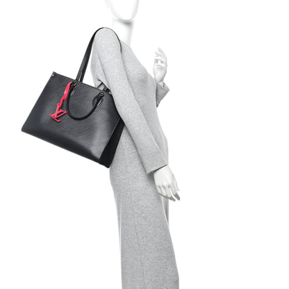 Louis Vuitton Epi Onthego MM Black 2 of 9