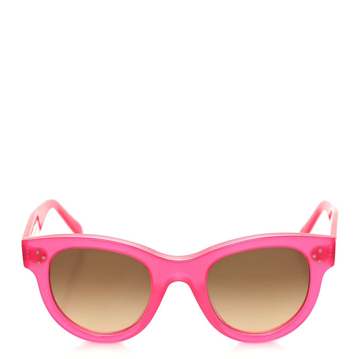 Celine Acetate Studded Mineral Round Sunglasses CL40031N Pink 2 of 6