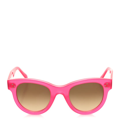 Celine Acetate Studded Mineral Round Sunglasses CL40031N Pink 2 of 6