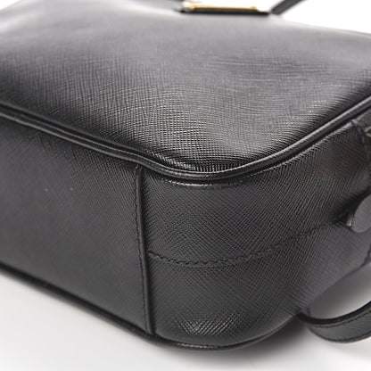 Prada Saffiano Small Camera Crossbody Bag Black 12 of 13