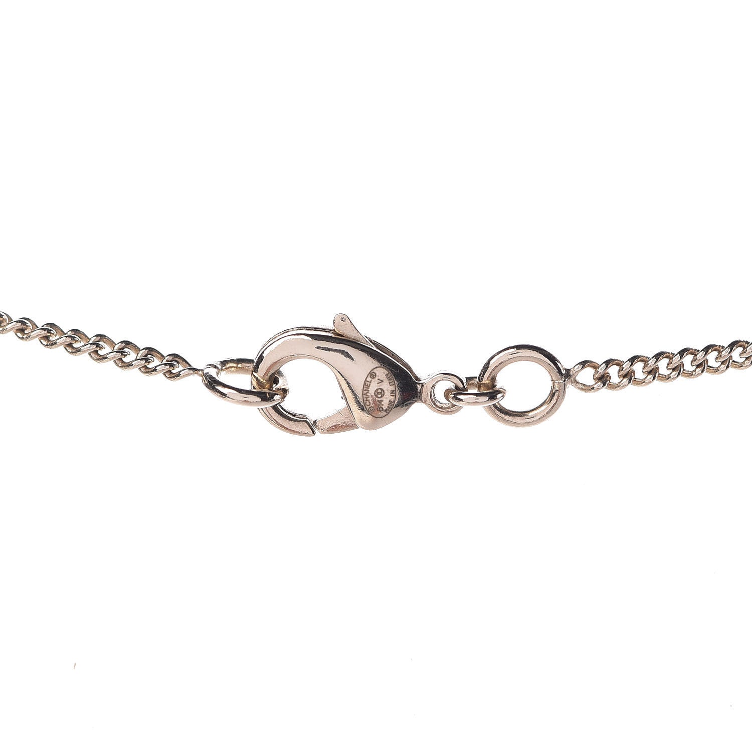 Chanel Enamel CC Baroque Pearl Drop Necklace Black Gold 5 of 6