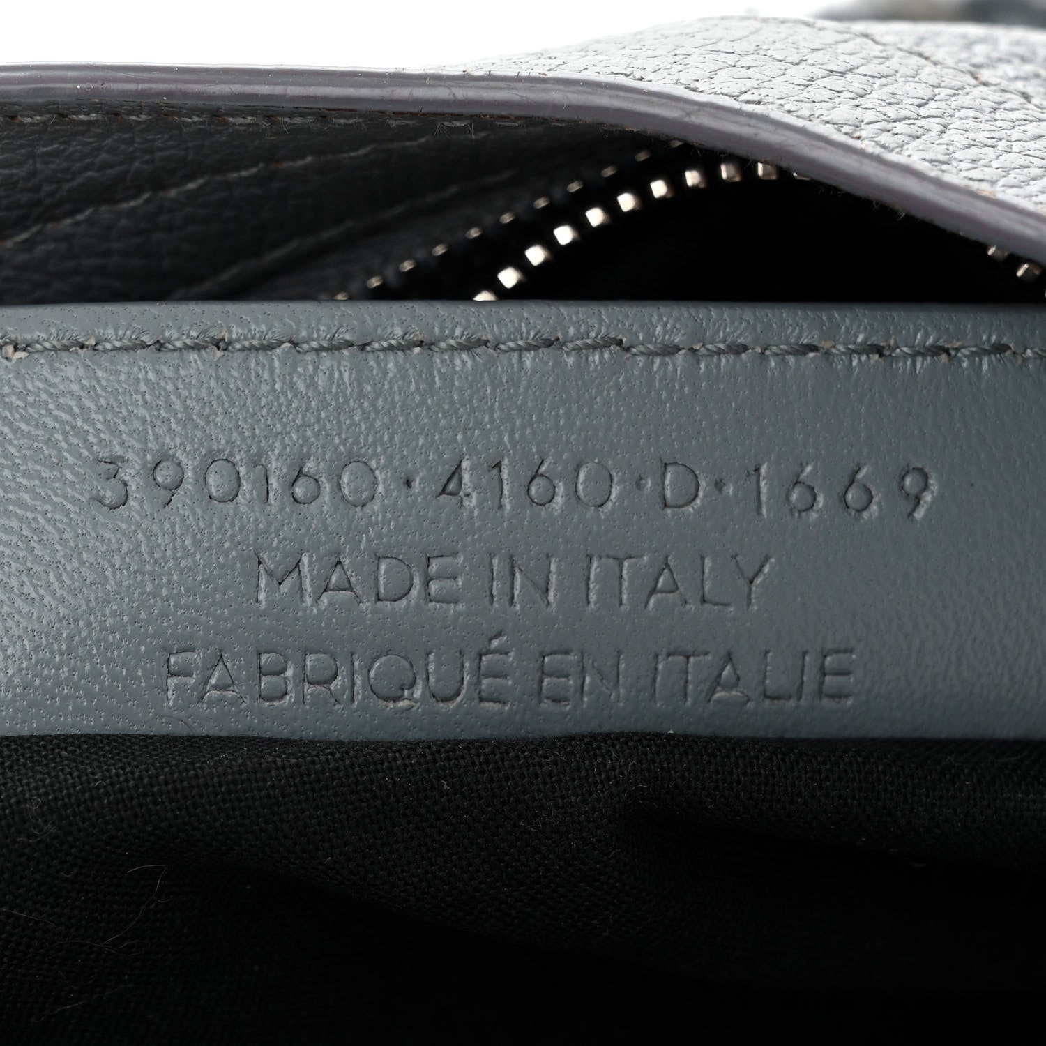 Balenciaga Chevre Silver Metallic Edge Hardware Mini City Bleu Acier 8 of 13