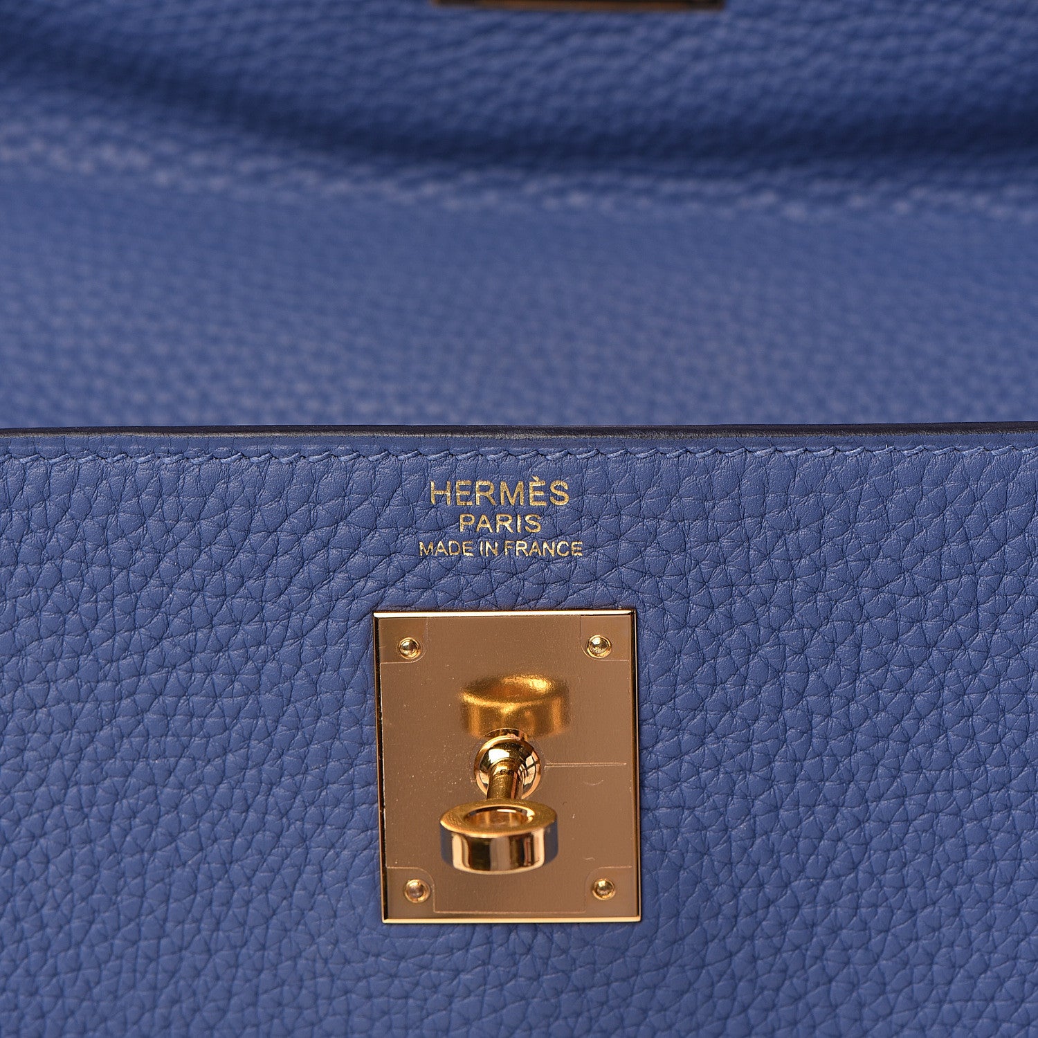 Hermes Taurillon Clemence Kelly Retourne 32 Bleu Brighton 8 of 42