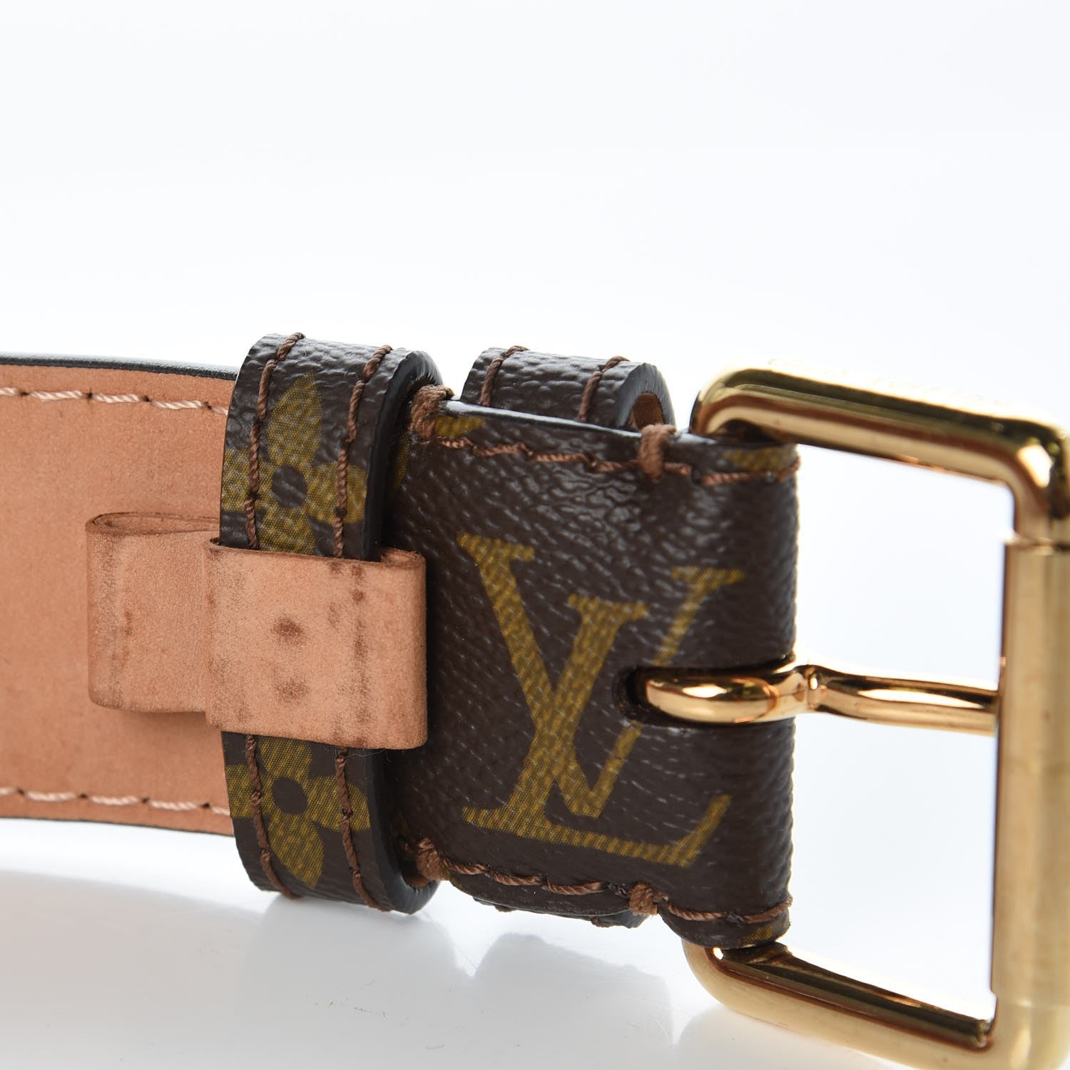 Louis Vuitton Monogram 30mm Belt 80 32 8 of 8