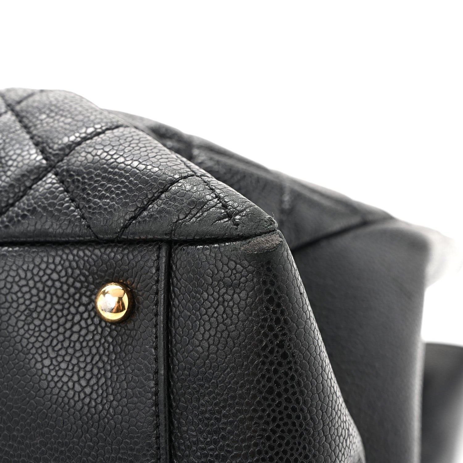 Chanel Caviar Quilted XL Grand Shopping Tote GST Black 12 of 16