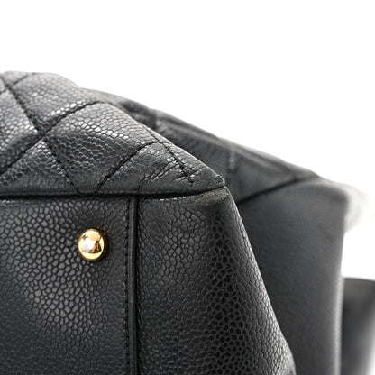 Chanel Caviar Quilted XL Grand Shopping Tote GST Black 12 of 16