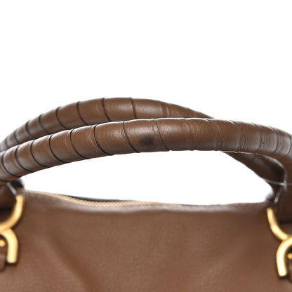 Chloe Calfskin Medium Marcie Satchel Sand Shell 9 of 11