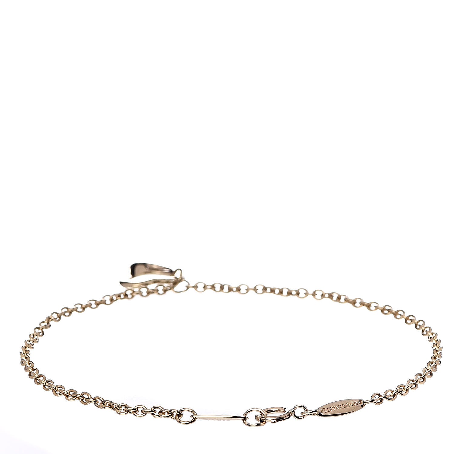 Tiffany 18K Yellow Gold Elsa Peretti Open Heart Bracelet 3 of 5