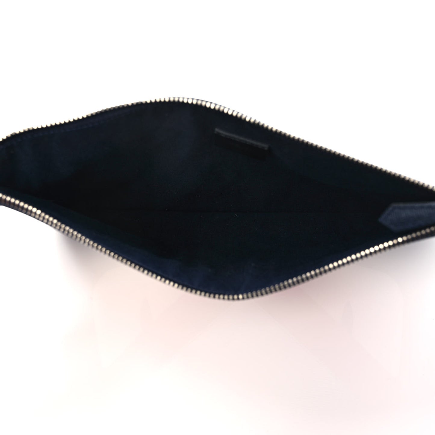 Metallic Vitello Elite Monster Eyes Pouch Navy Multicolor