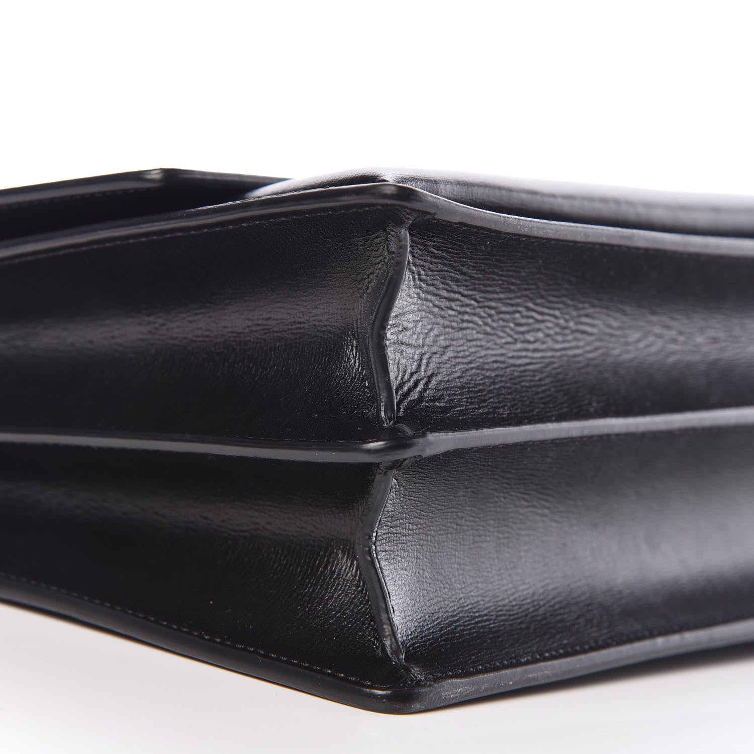 Saint Laurent Calfskin Large Monogram Sunset Black 10 of 11