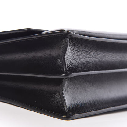 Saint Laurent Calfskin Large Monogram Sunset Black 10 of 11