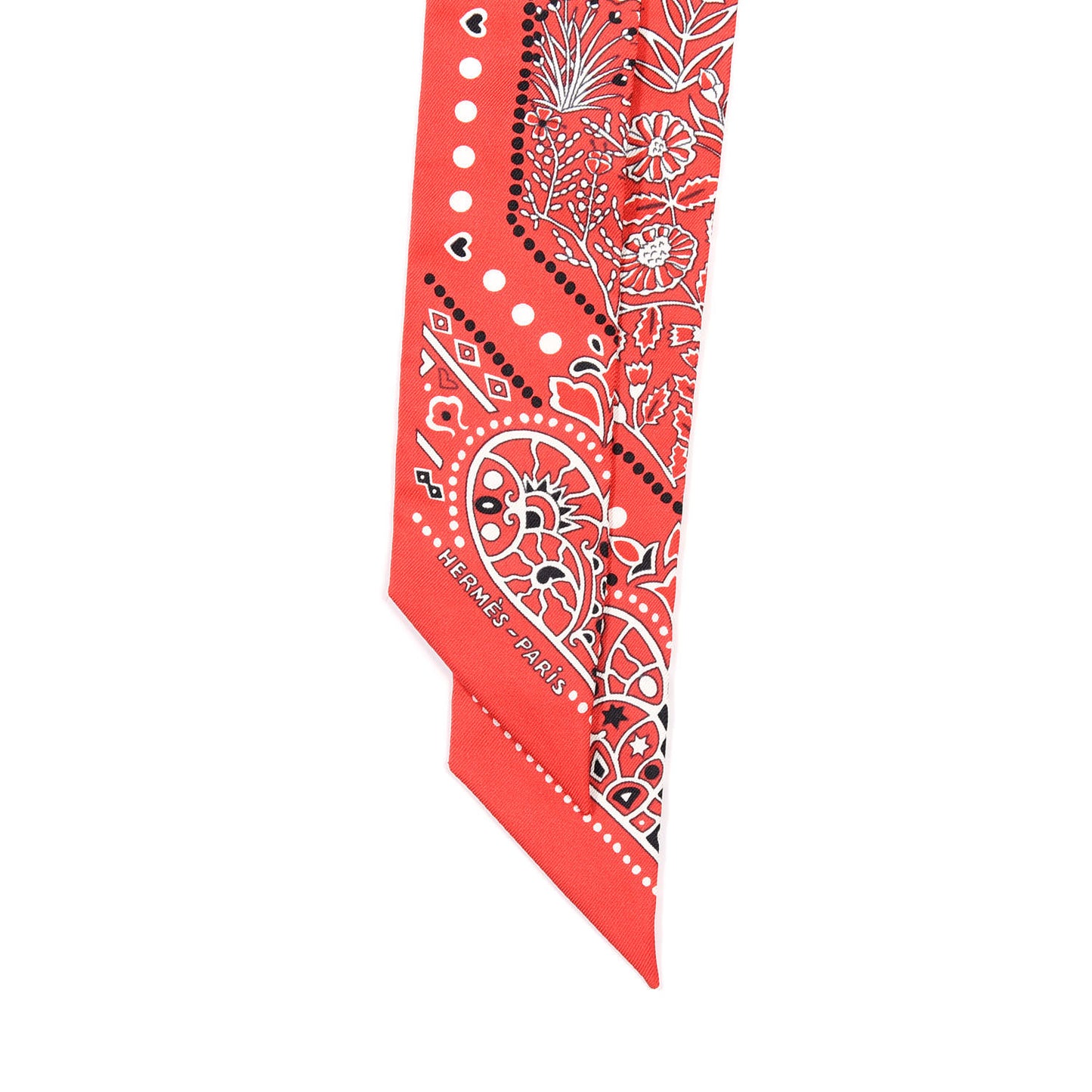 Silk Entre Ciel Et Mer Twilly Rouge White Black