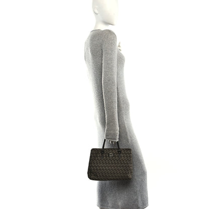 Fendi Zucchino Vitello Small Tote Testa di Moro Beige 2 of 11