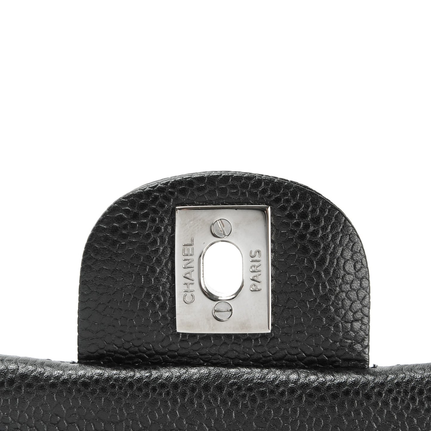 Caviar Quilted Mini Square Flap Black