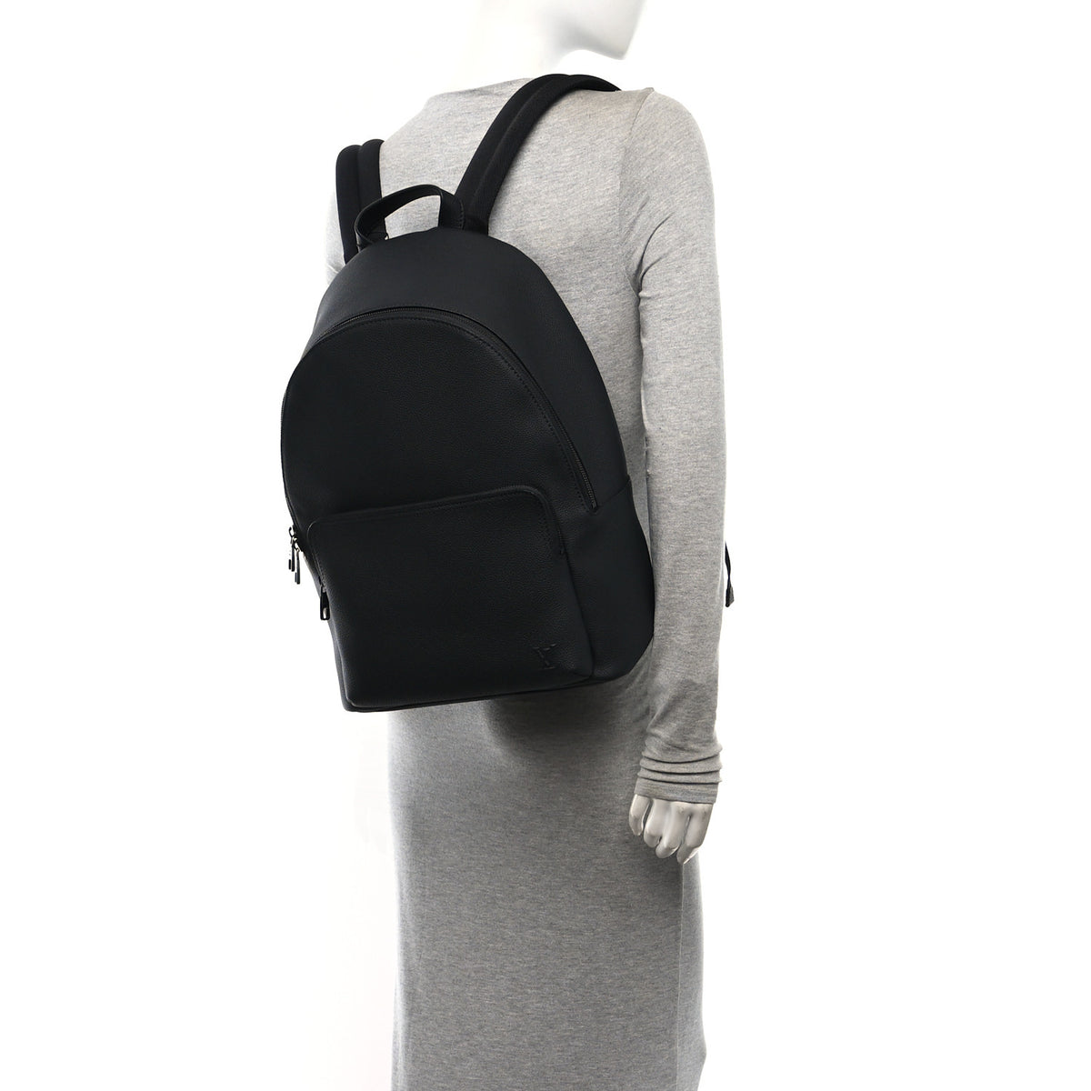 Calfskin Monogram Shadow Discovery Backpack Black