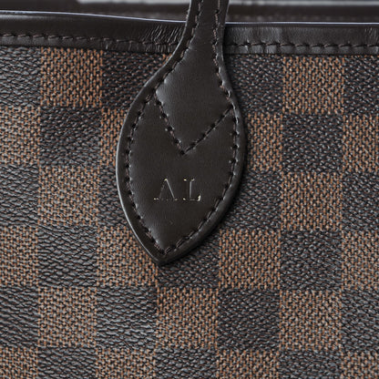 Louis Vuitton Damier Ebene Neo Neverfull MM Rose Ballerine 18 of 18