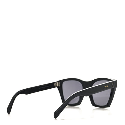 Celine Acetate Square Sunglasses CL40090I Black 4 of 8