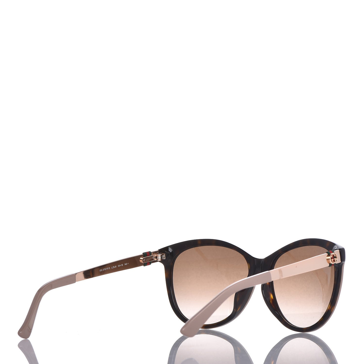 Gucci Acetate Sunglasses GG3797/F/S Beige 4 of 7
