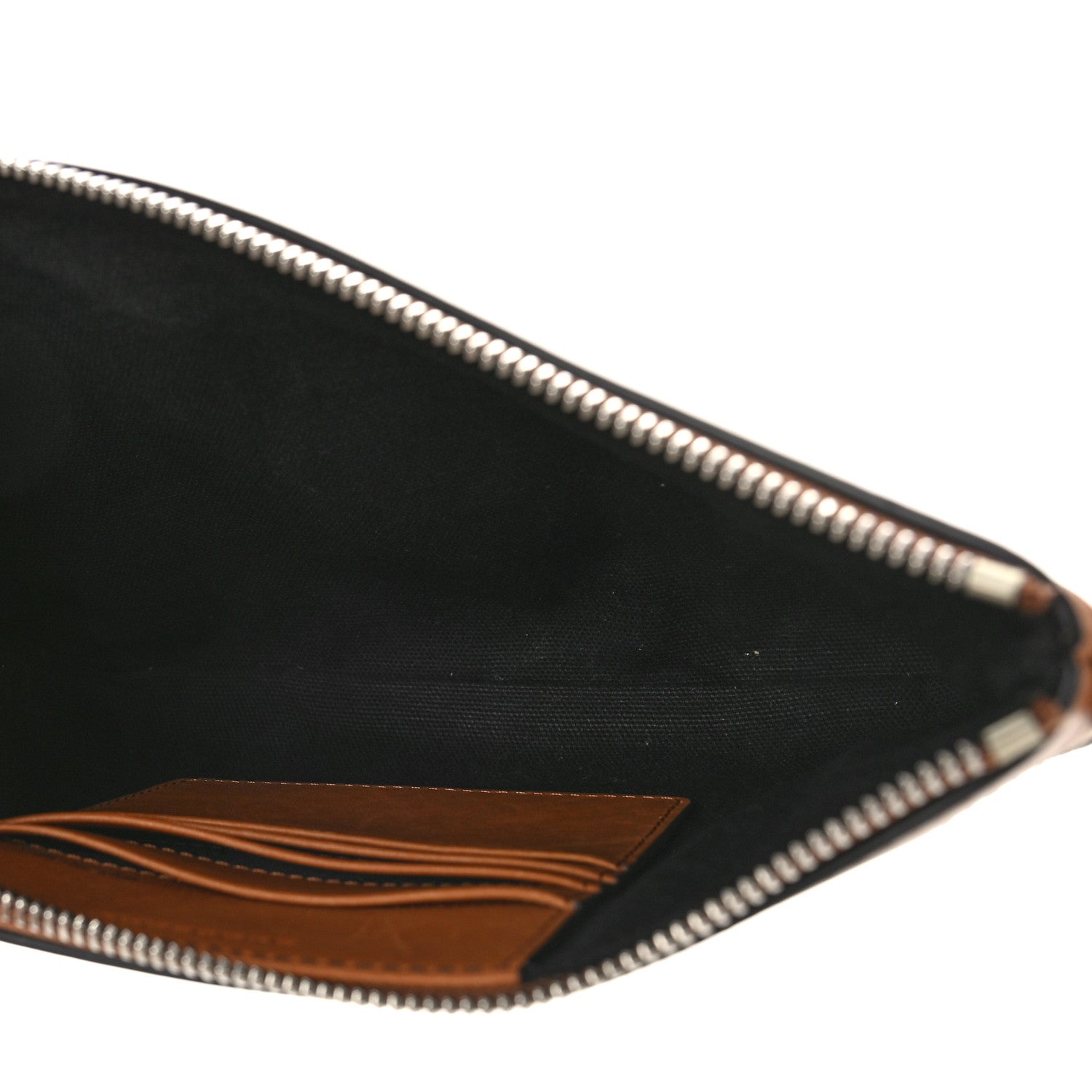 Burberry Mega Check Peyton Crossbody Clutch Bag Saddle Brown 5 of 8