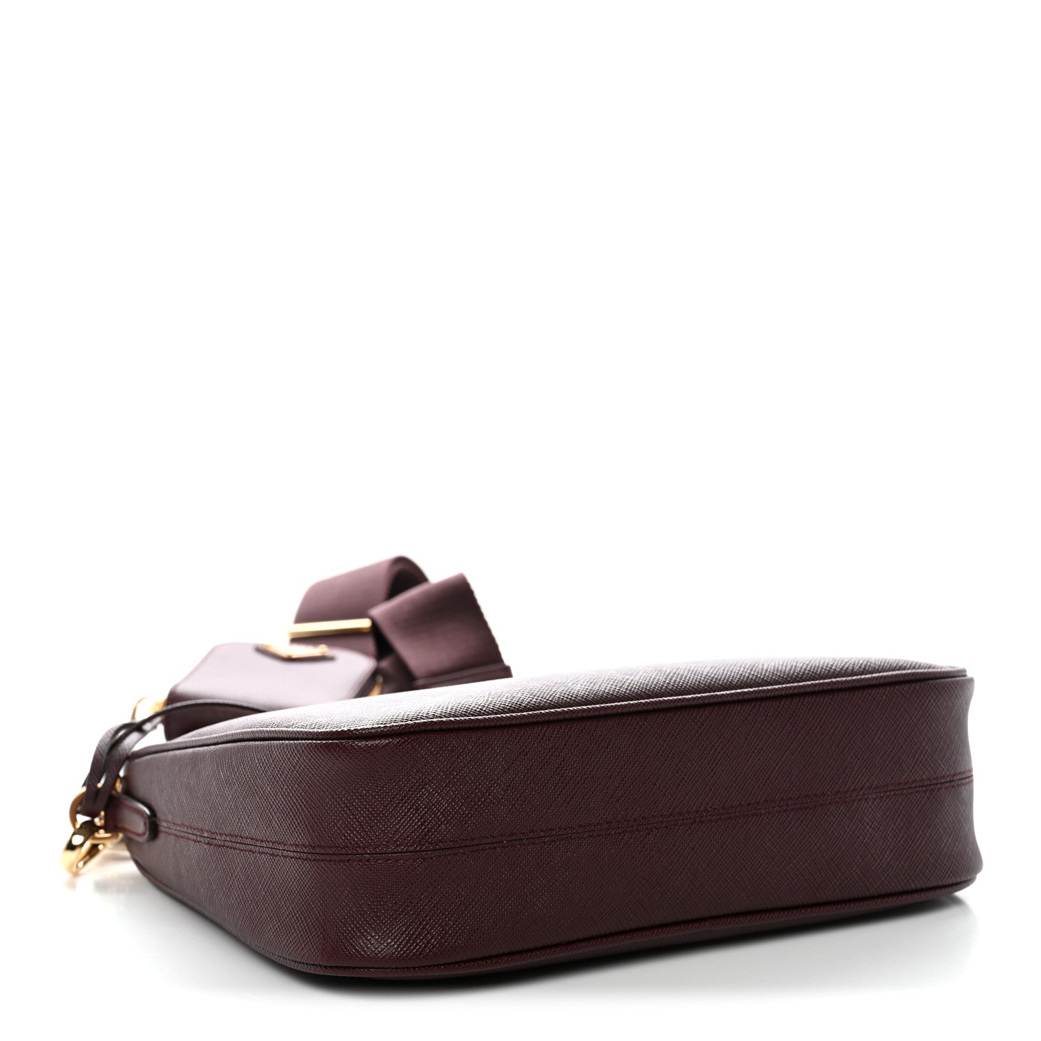 Prada Saffiano Lux Re-Edition 2005 Shoulder Bag Bordeaux 4 of 11