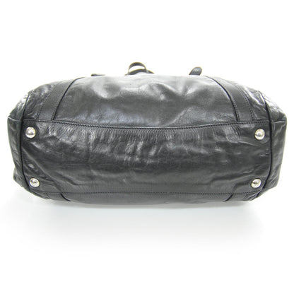 Prada Leather Large New Look Tote Black 4 of 10