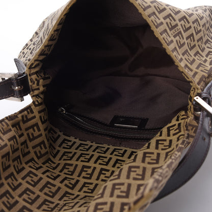 Fendi Zucchino Mama Baguette Dark Brown 5 of 7