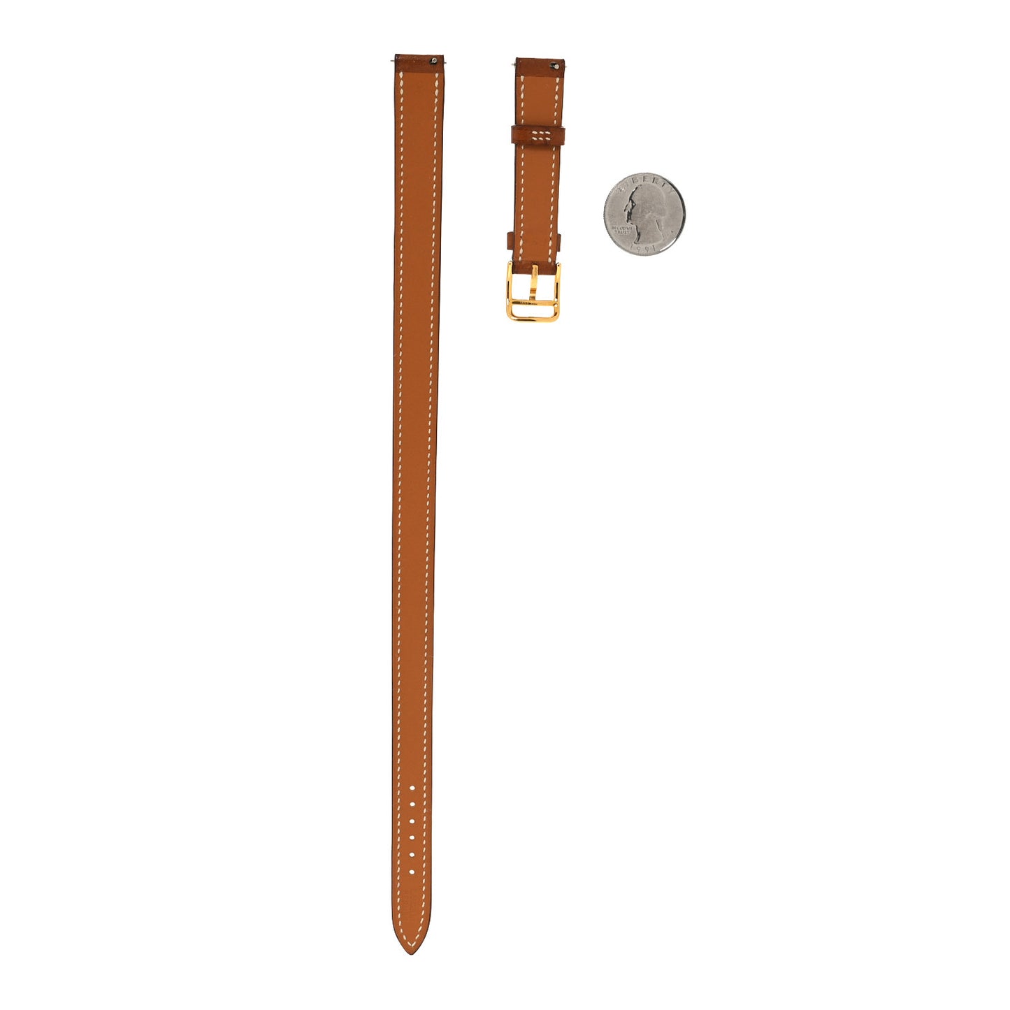 Swift Heure H Hour Watch PM Double Tour Strap Gold