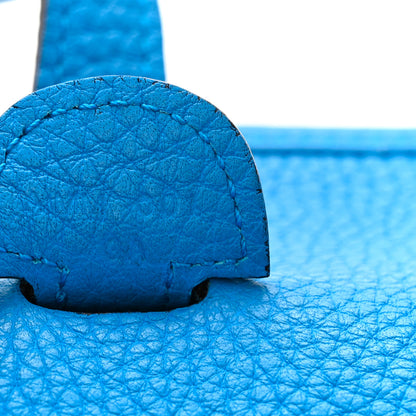Hermes Taurillon Clemence Evelyne III PM Bleu Zanzibar 7 of 10