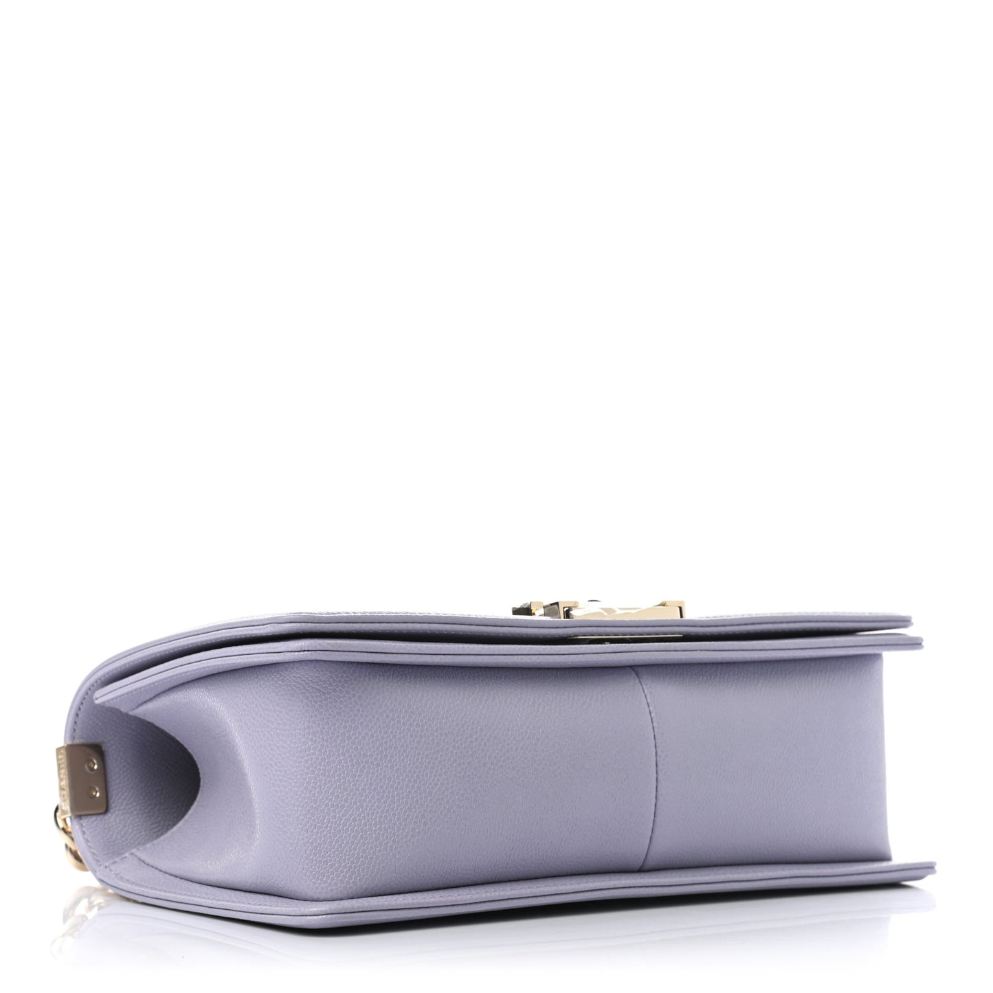 Caviar Quilted Medium Boy Flap Light Purple