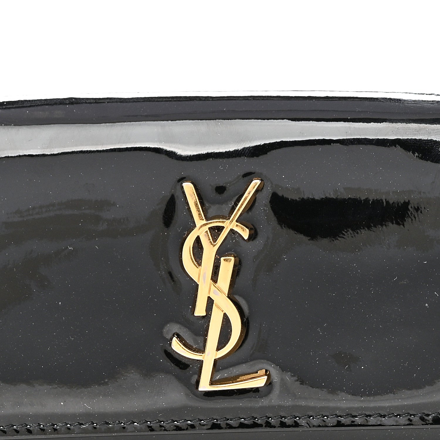 Saint Laurent Patent Monogram Kate Belt Bag Black 7 of 9