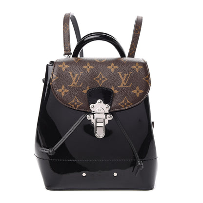 Louis Vuitton Patent Monogram Hot Springs Backpack Black 1 of 8
