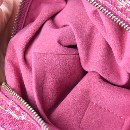 Louis Vuitton Denim Baggy GM Fuchsia 9 of 10