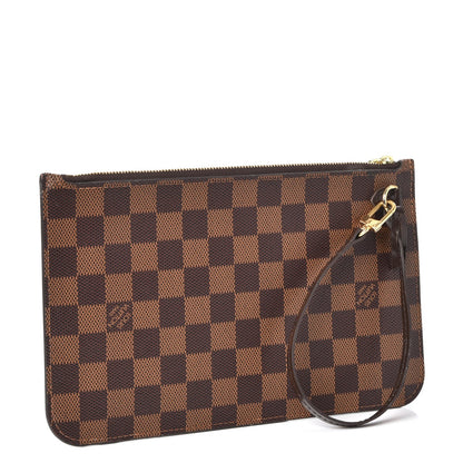 Louis Vuitton Damier Ebene Neverfull MM GM Pochette 3 of 8