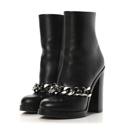 Givenchy Calfskin Mibotte Chain Boot 35 Black 3 of 12