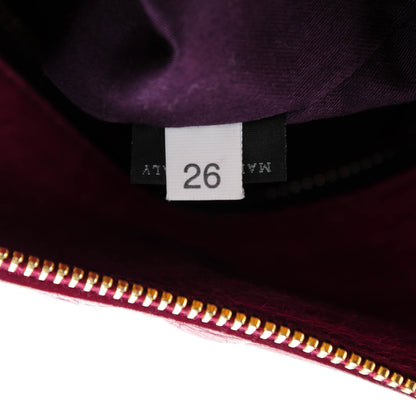 Miu Miu Vitello Lux Large Bow Bag Ibisco 7 of 8