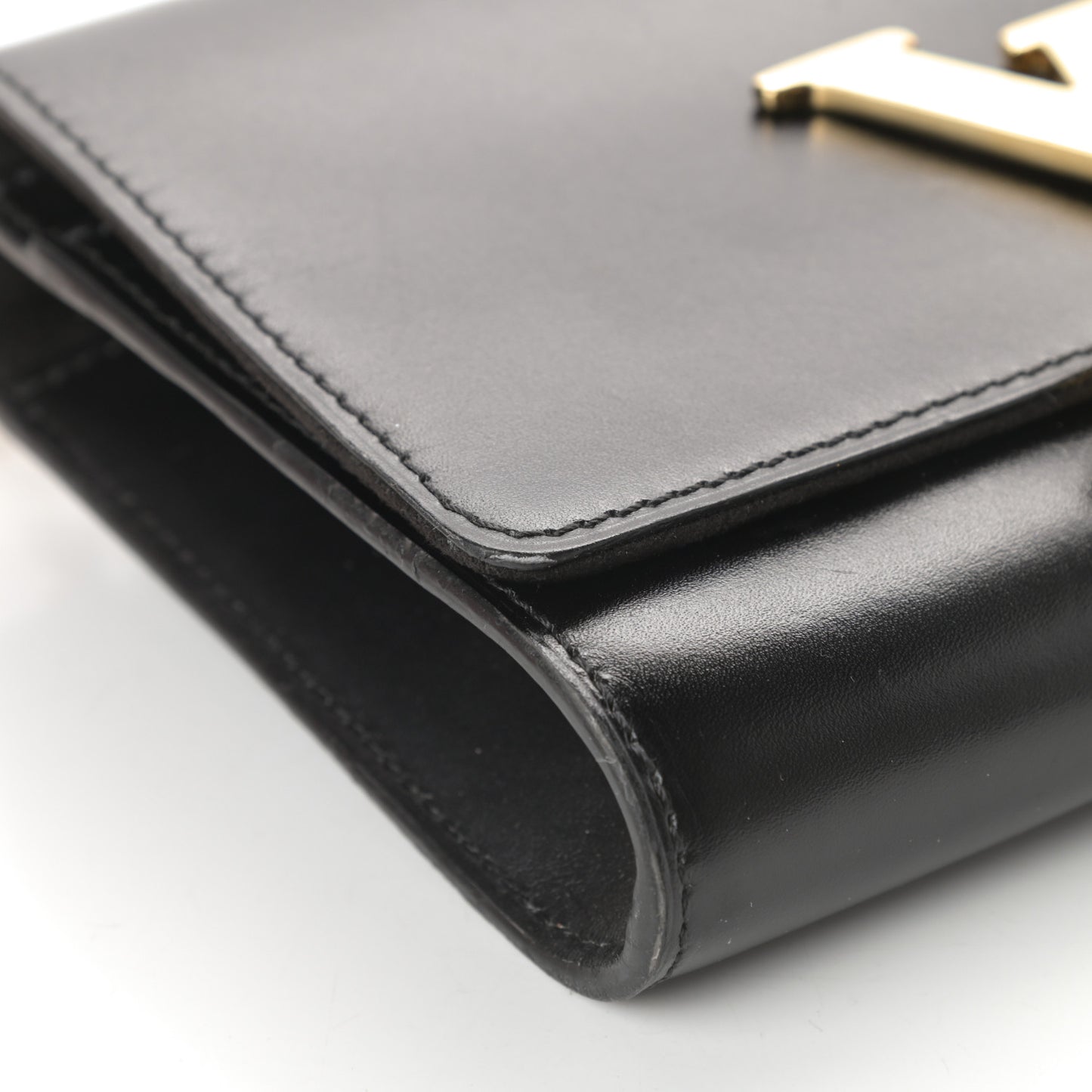 Calfskin Chain Louise MM Black