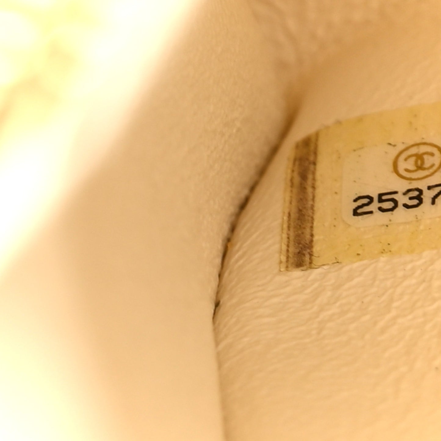 Calfskin Lizard Chevron Quilted Small Coco Handle Flap Ivory