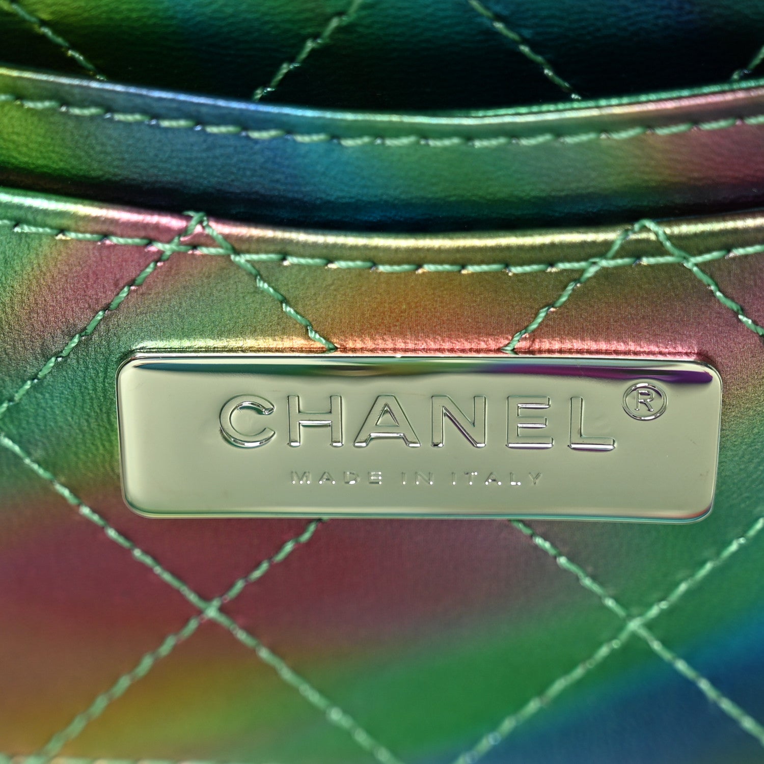 Chanel PVC Patent Calfskin Patent Lambskin Small CC Vanity Case