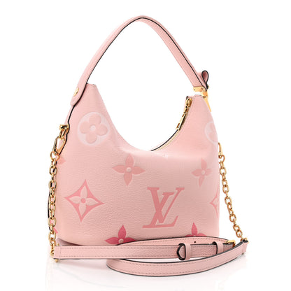 Louis Vuitton Empreinte Monogram Giant By The Pool Marshmallow Hobo PM Bouton De Rose 3 of 10