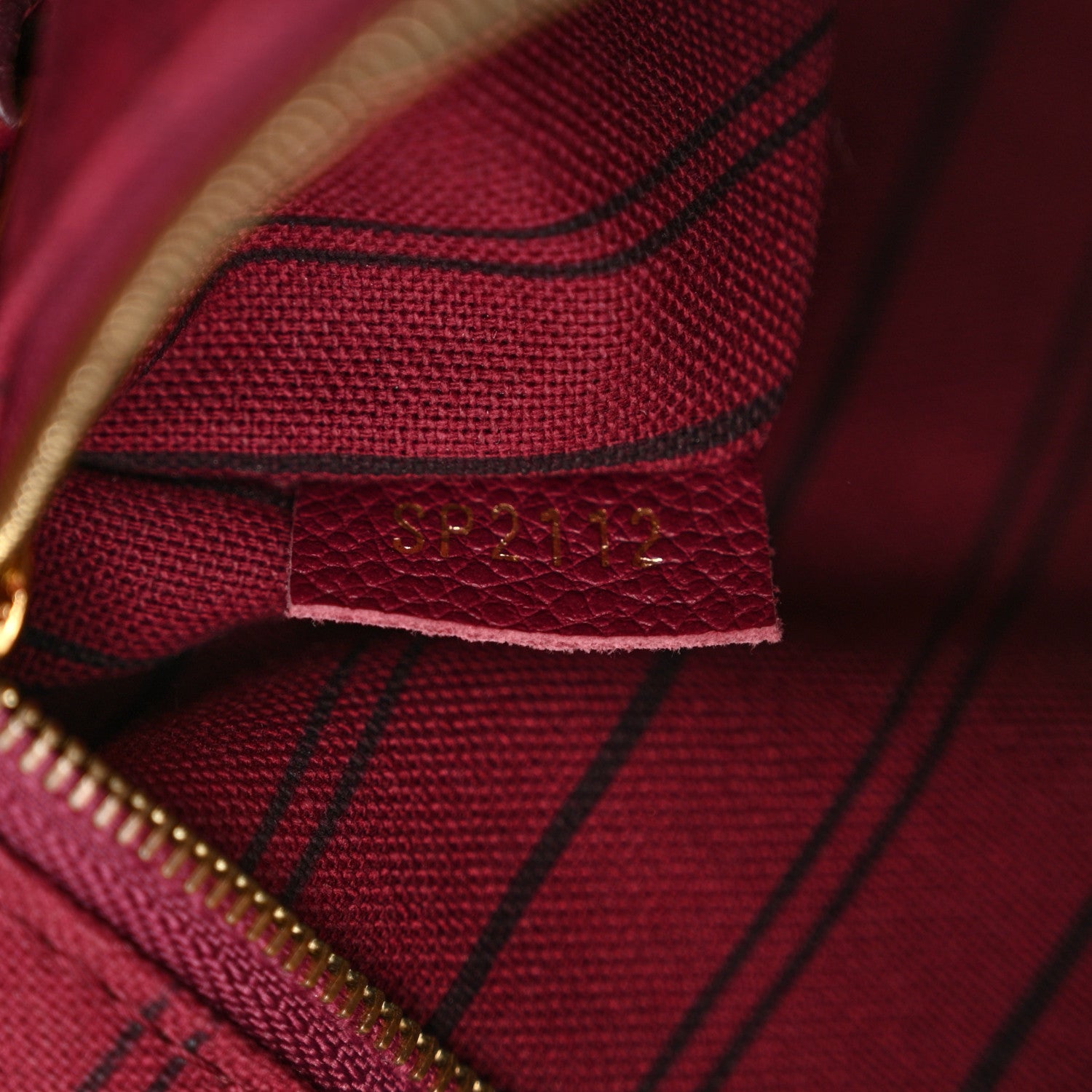 Louis Vuitton Empreinte Monogram Speedy Bandouliere 25 Wine 7 of 13