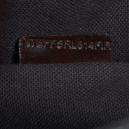 Burberry Stitched Leather Medium Bowler Dark Brown 10 of 10
