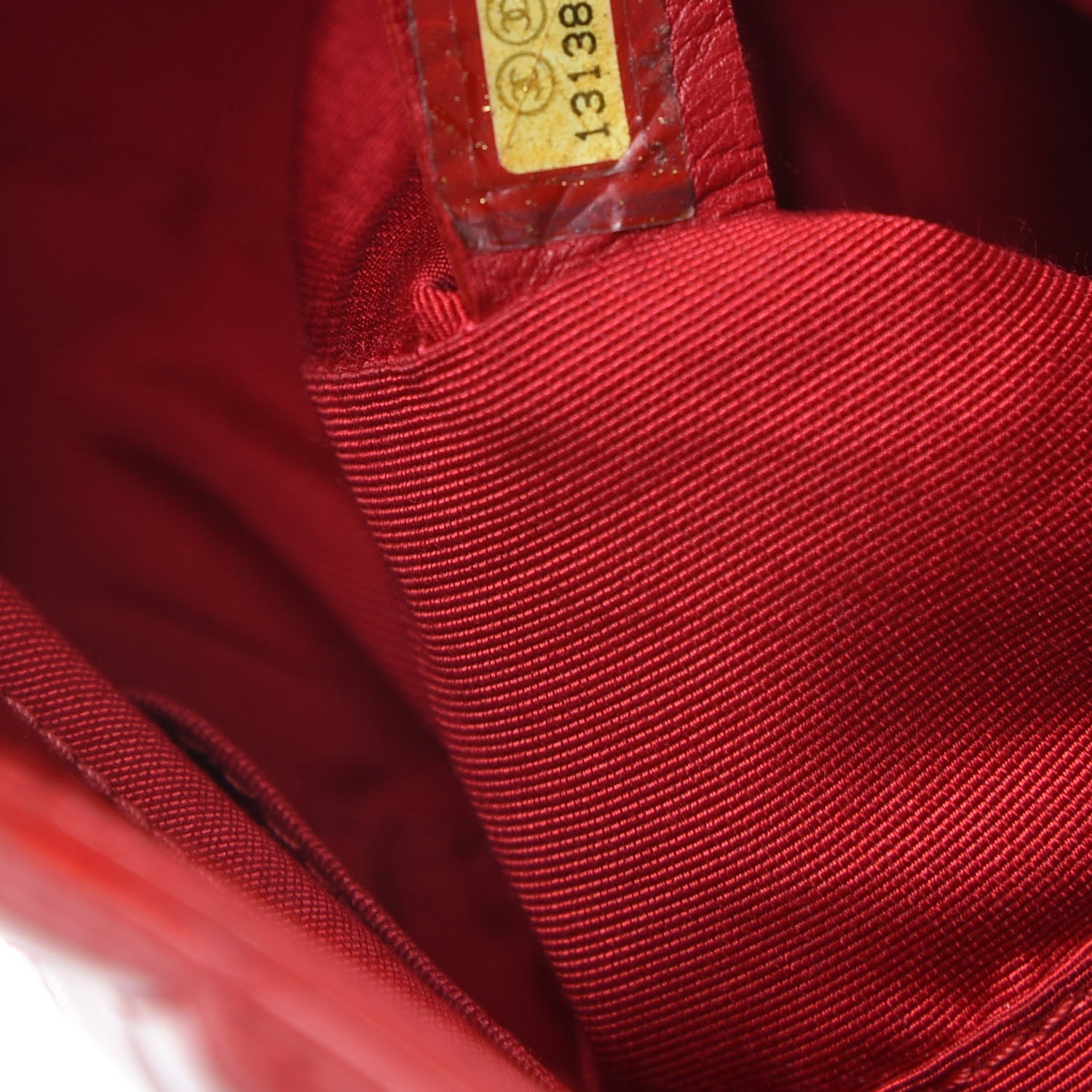 Chanel Patent Quilted Grand Shopping Tote GST Red 7 of 19