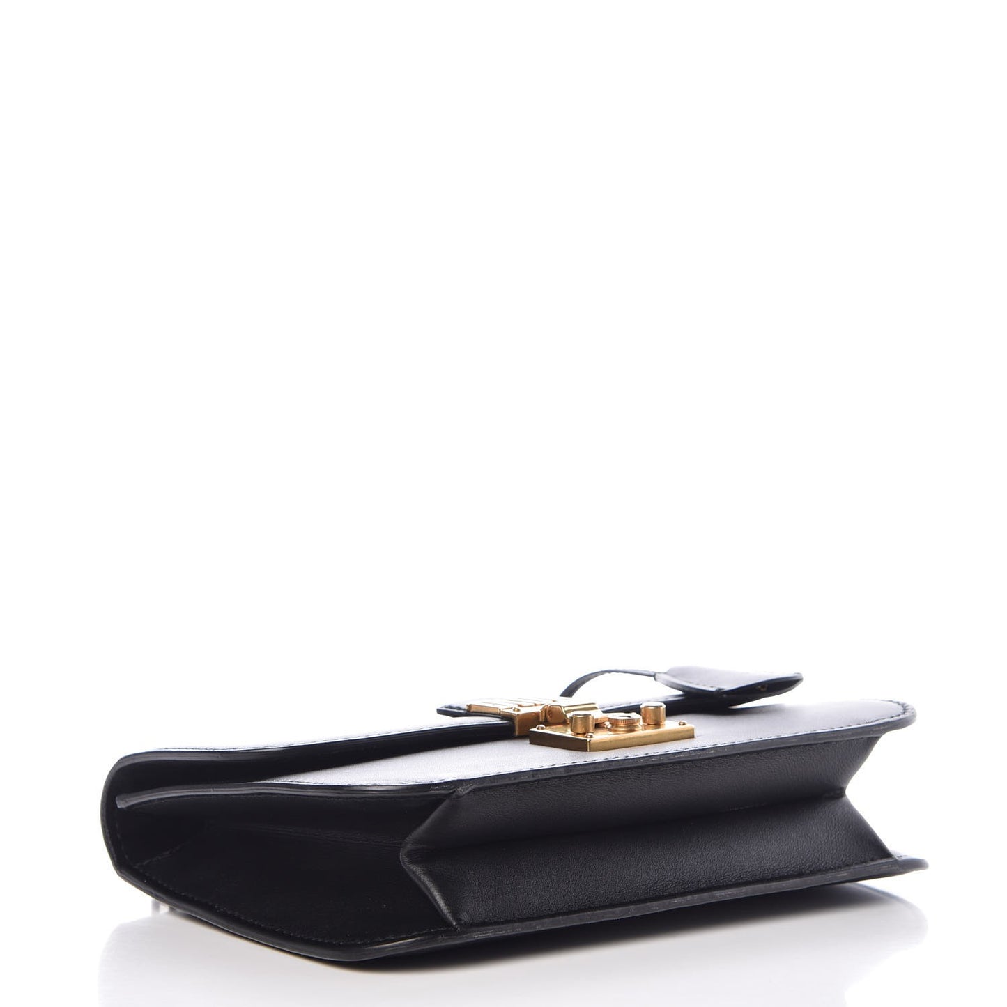 Calfskin Large Dioraddict Flap Bag Black
