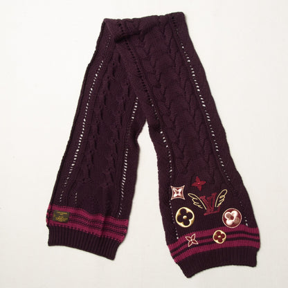 Louis Vuitton Wool Logo Muffler Scarf 3 of 5