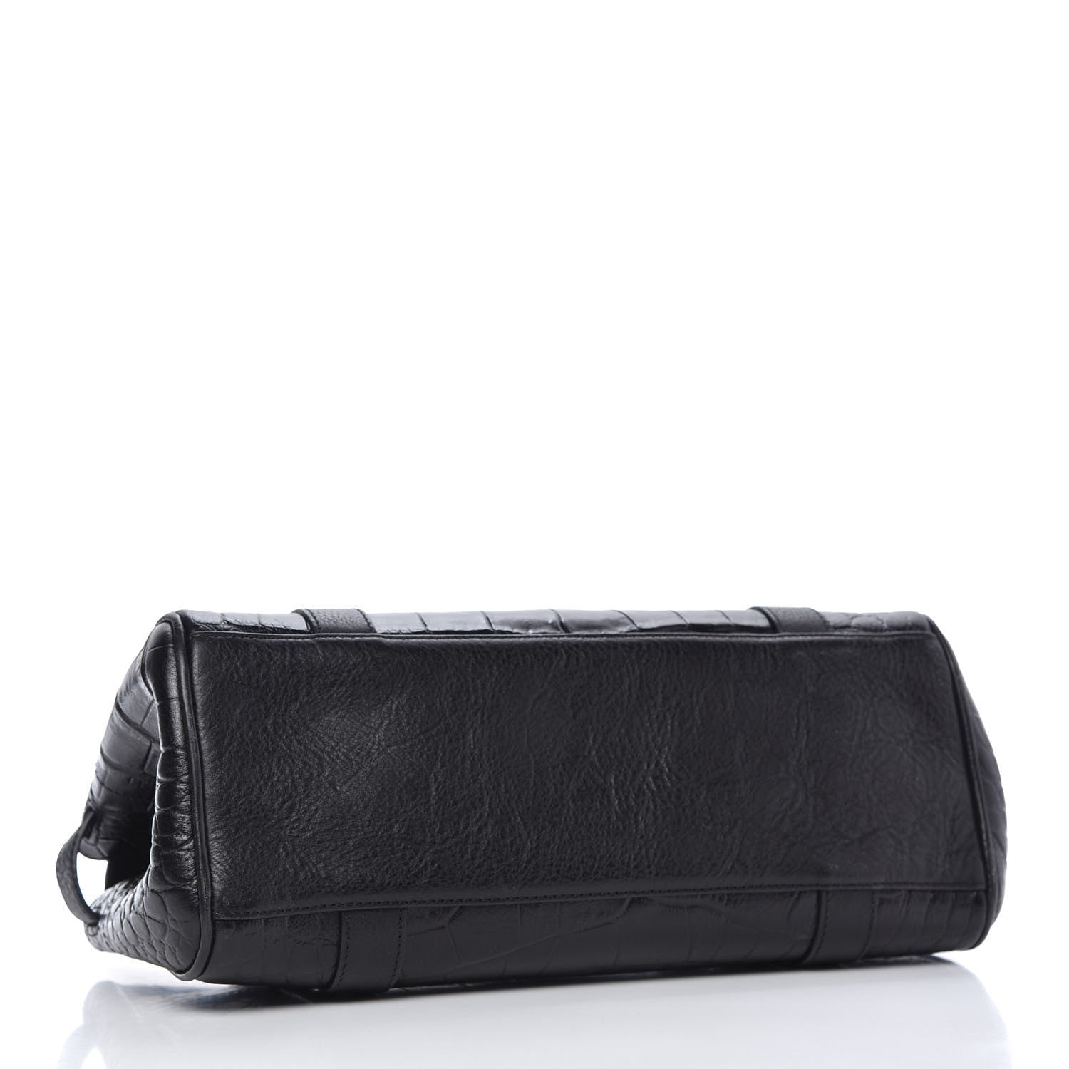 Mulberry Crocodile Embossed Calfskin East West Bayswater Black 4 of 10
