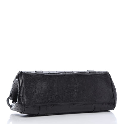 Mulberry Crocodile Embossed Calfskin East West Bayswater Black 4 of 10