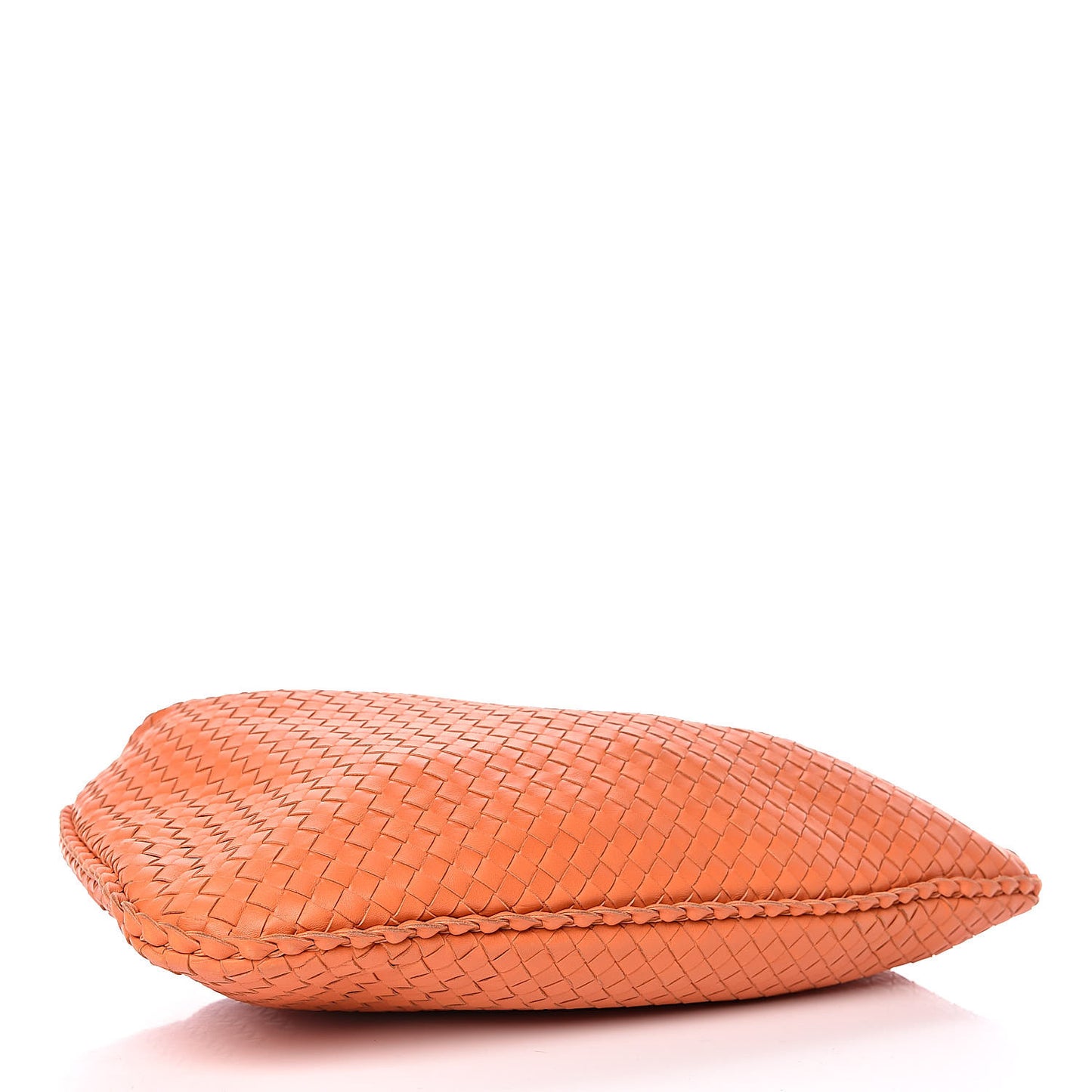 Nappa Intrecciato Large Veneta Hobo Orange