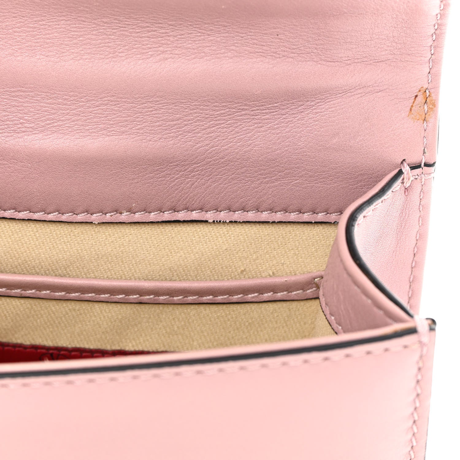 Valentino Garavani Vitello Mini Glam Lock Rockstud Flap Lipstick 10 of 14